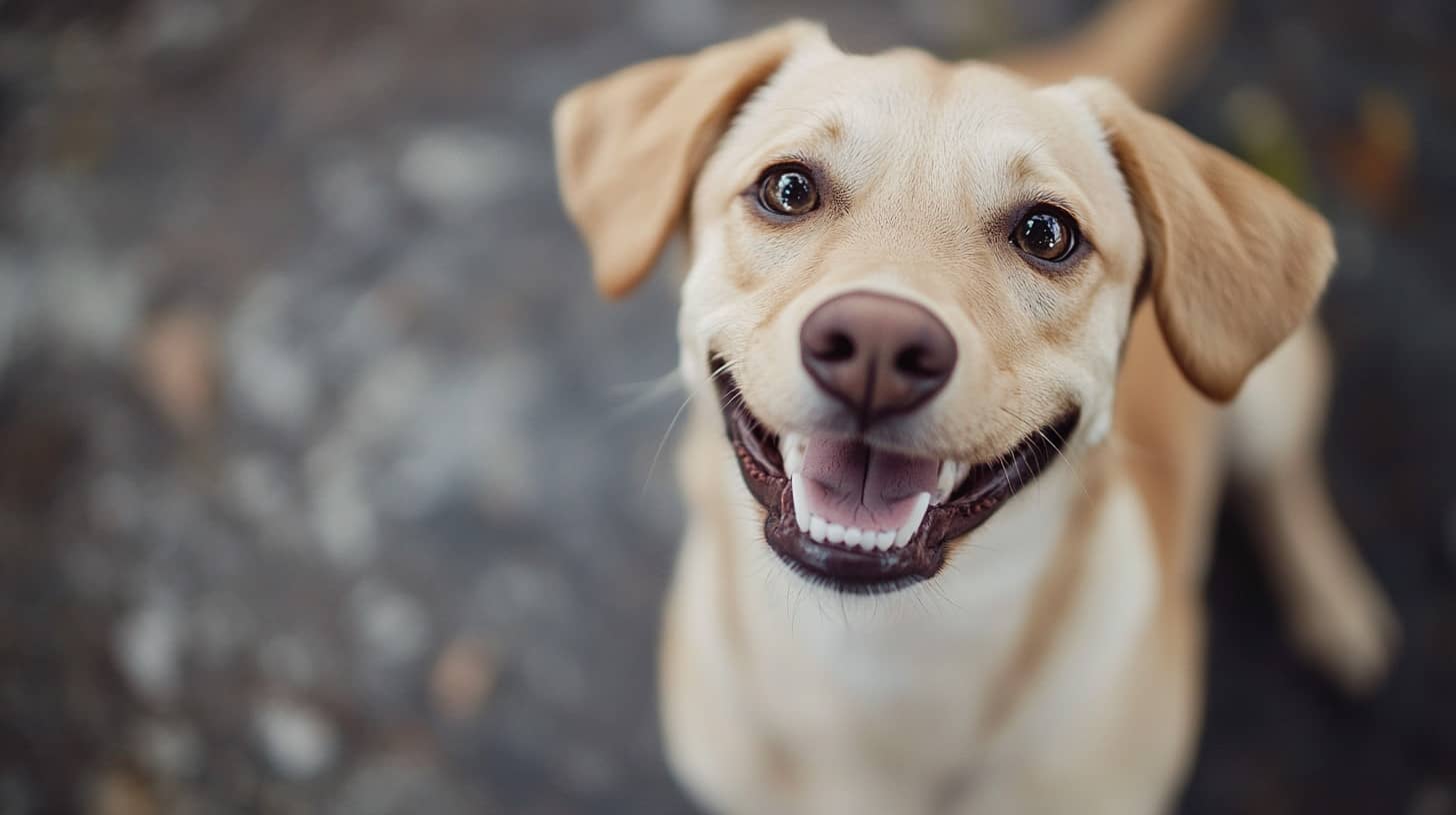 Chiot jouant avec un jouet coloré dans la maison