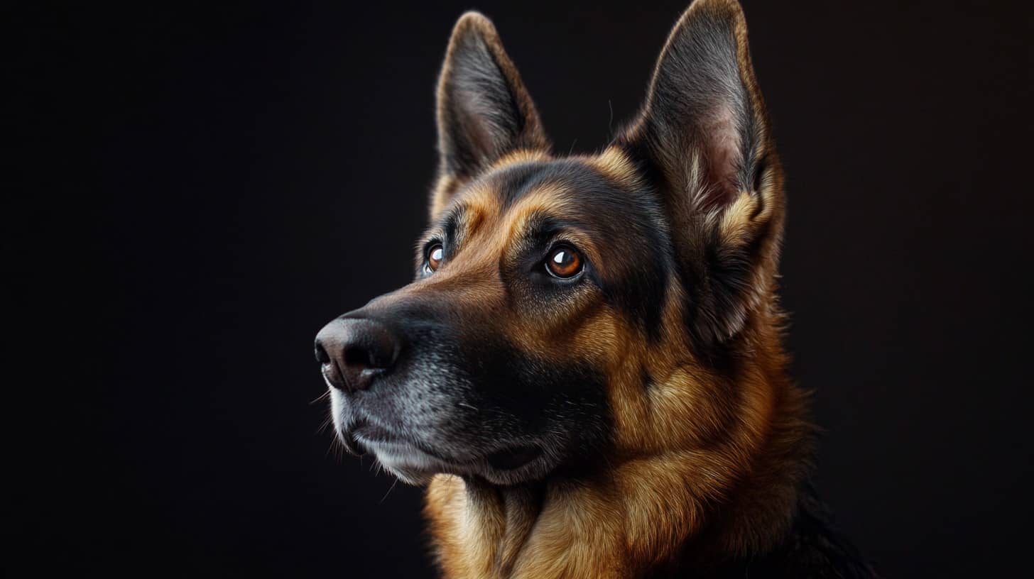 Chiot avec un tatouage temporaire, prêt pour une photo