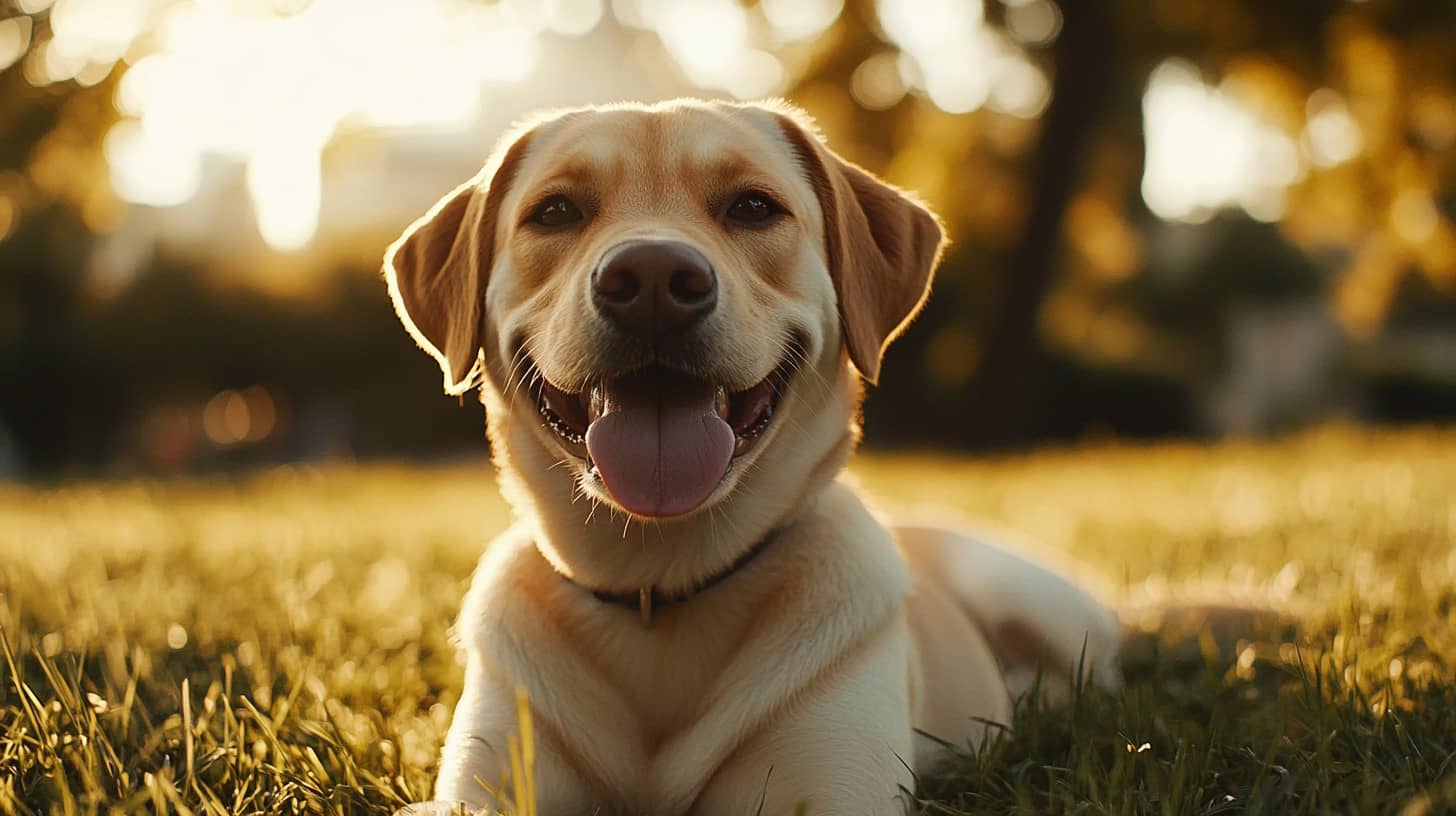 Chiot regardant attentivement un jouet placé devant lui