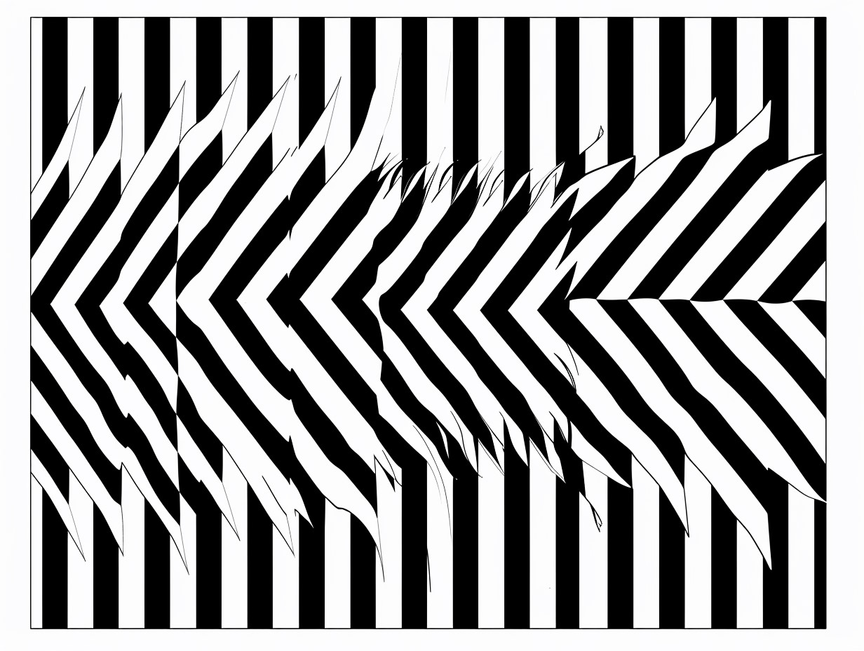 Visualisation de l'illusion de Müller-Lyer montrant des lignes apparemment différentes