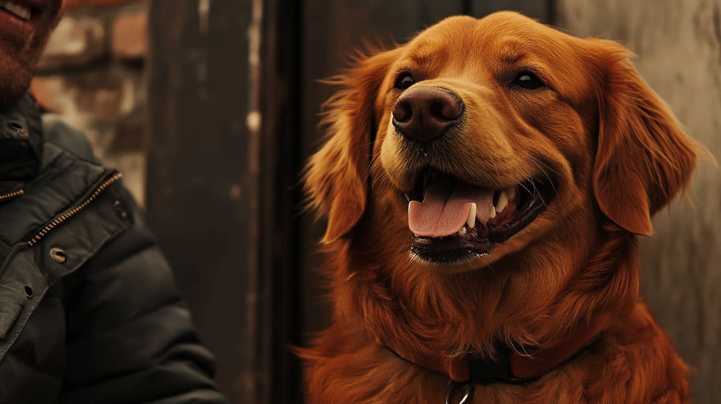 Chien observant curieusement un objet sur la table