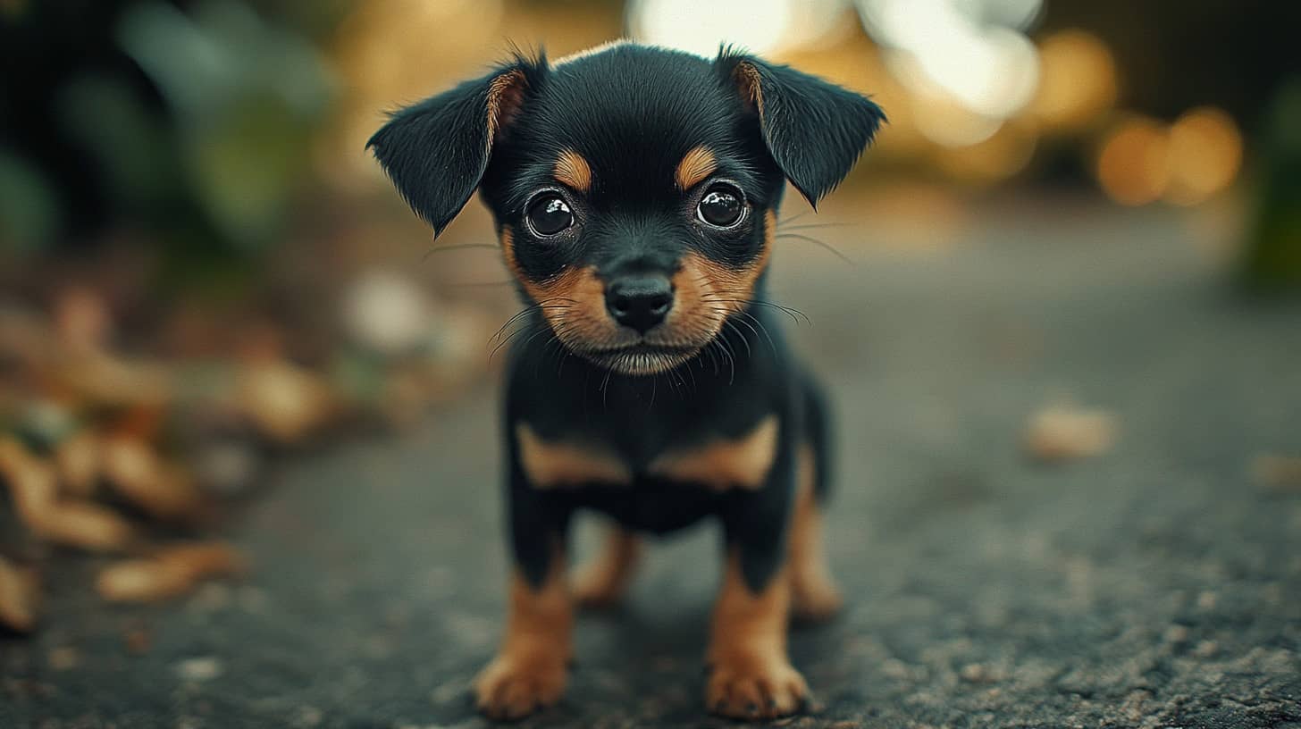 Chien attentif à une balle dans un jeu en extérieur