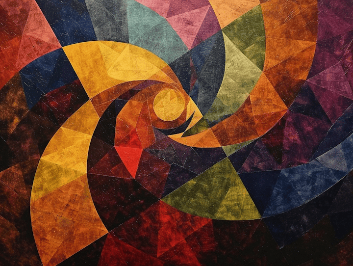 Démonstration de l'illusion de scintillement où des motifs géométriques créent l'illusion de scintillement ou de mouvement
