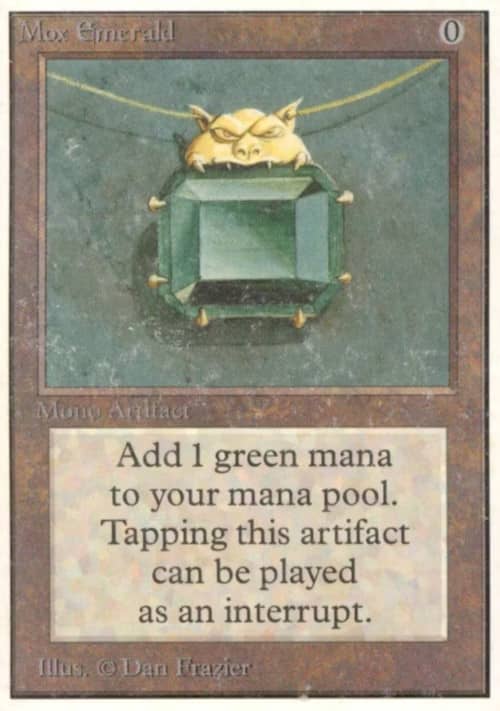 carte Mox Emerald magic