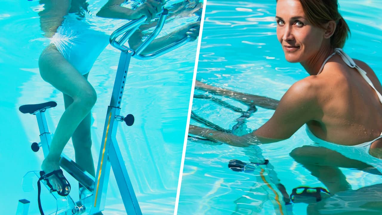 Aquabike – Poolbike – Système Click & Turn – Aquagym – Nouveau Modèle