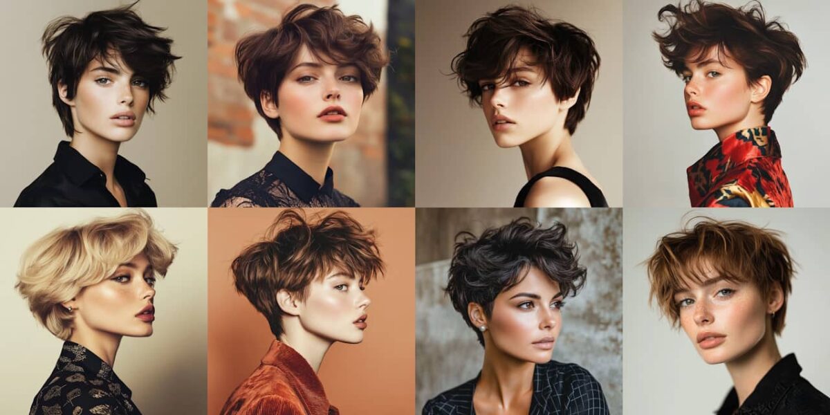 Garconne Coupe Courte Cheveux Epais Et Volumineuxnull