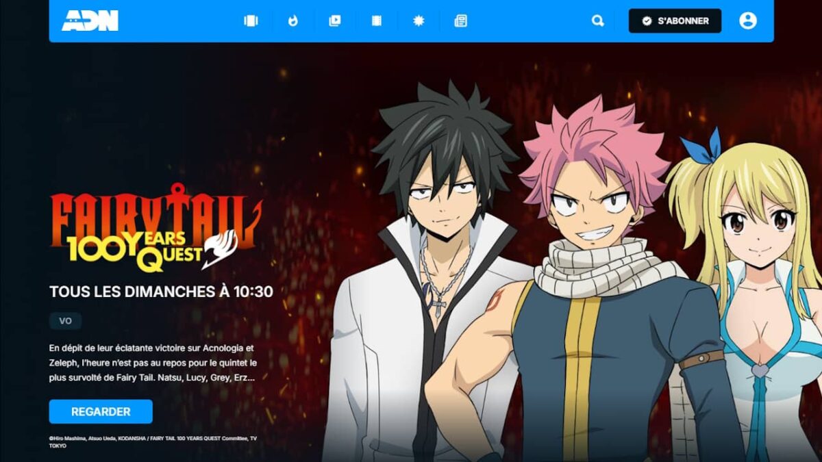 ADN Anime Digital Network : présentation et avis du site