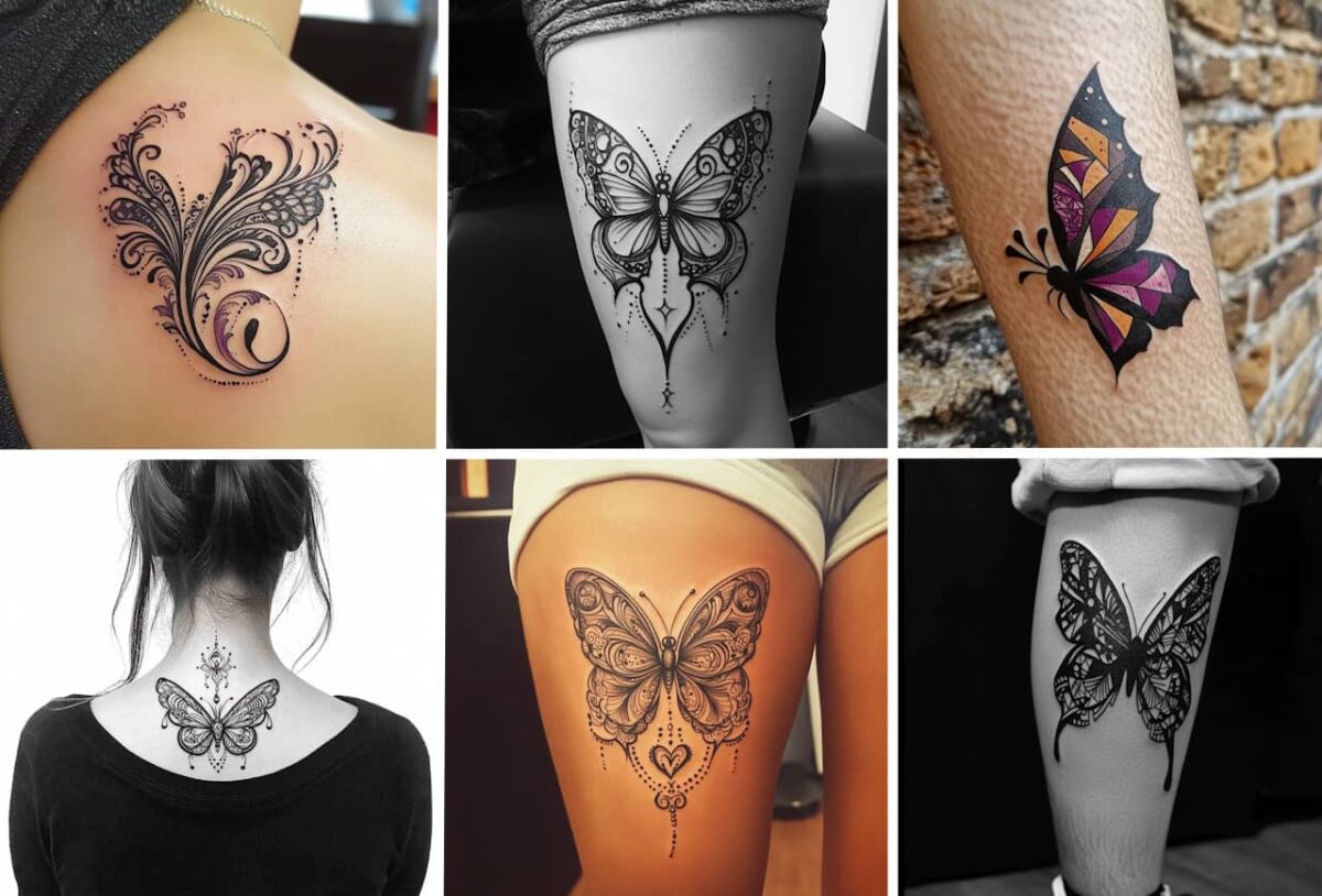Tatouage papillon 🦋 : signification, styles et conseils