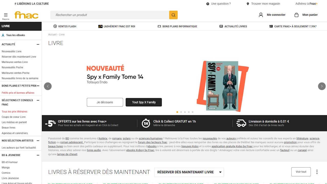 Fnac livres : présentation et avis du site fnac.com livre