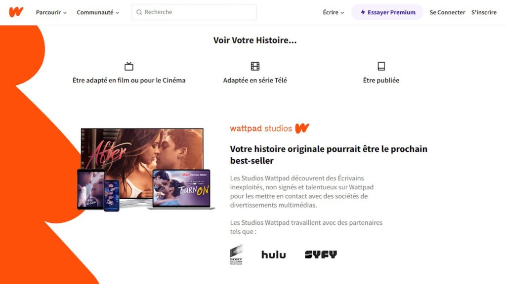 wattpad votre histoire