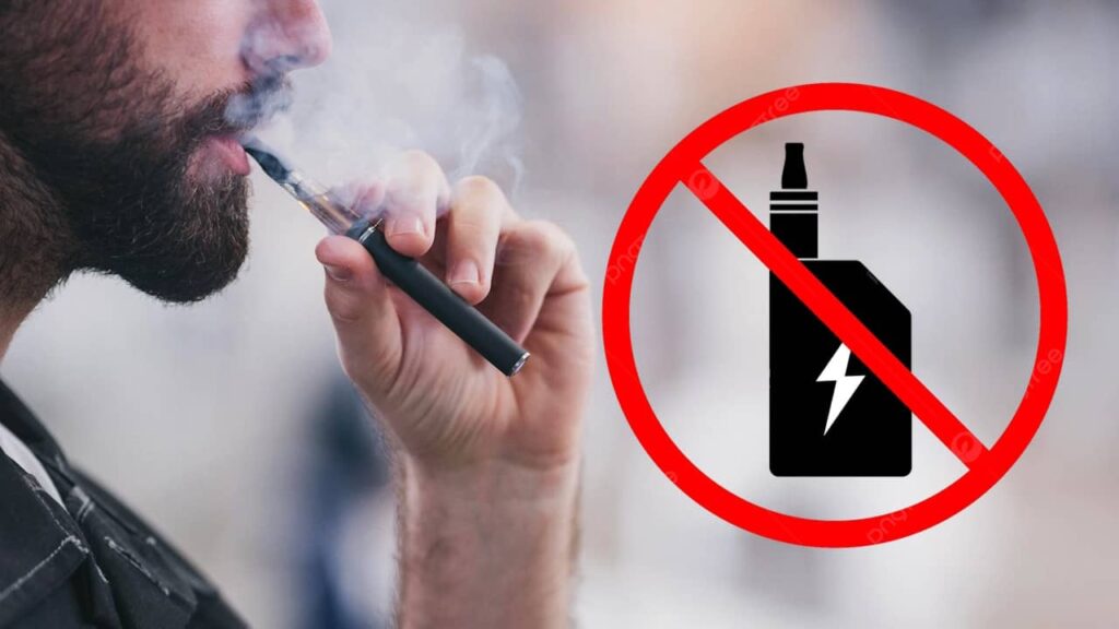 Cigarette électronique interdite