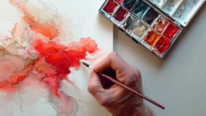 Techniques de dessin et de peinture :  l’aquarelle
