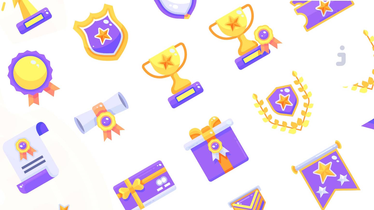 badges de récompense dans les applications mobiles