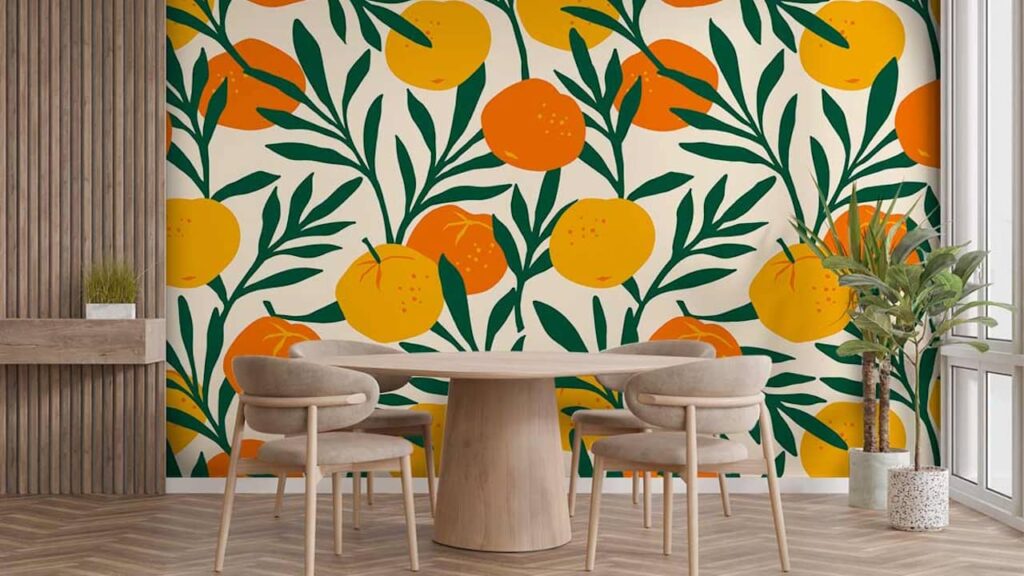 papier peint panoramique cuisine