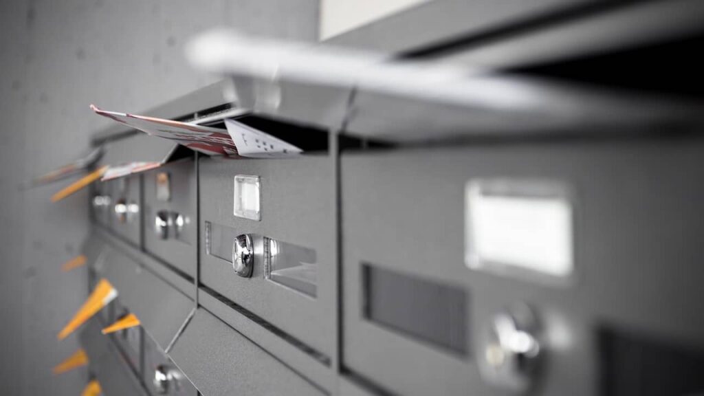 boîte postale d'entreprise