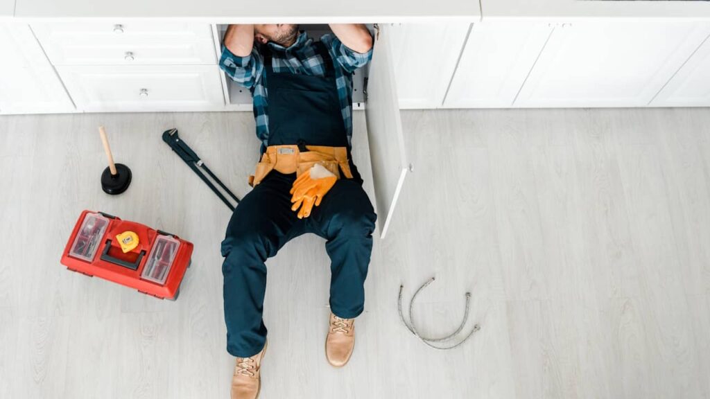 travaux plomberie évier