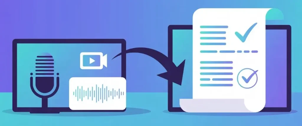 convertir de l'audio en texte