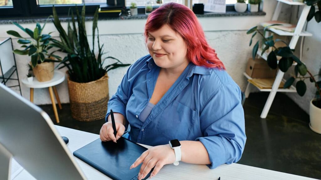 femme activité graphique