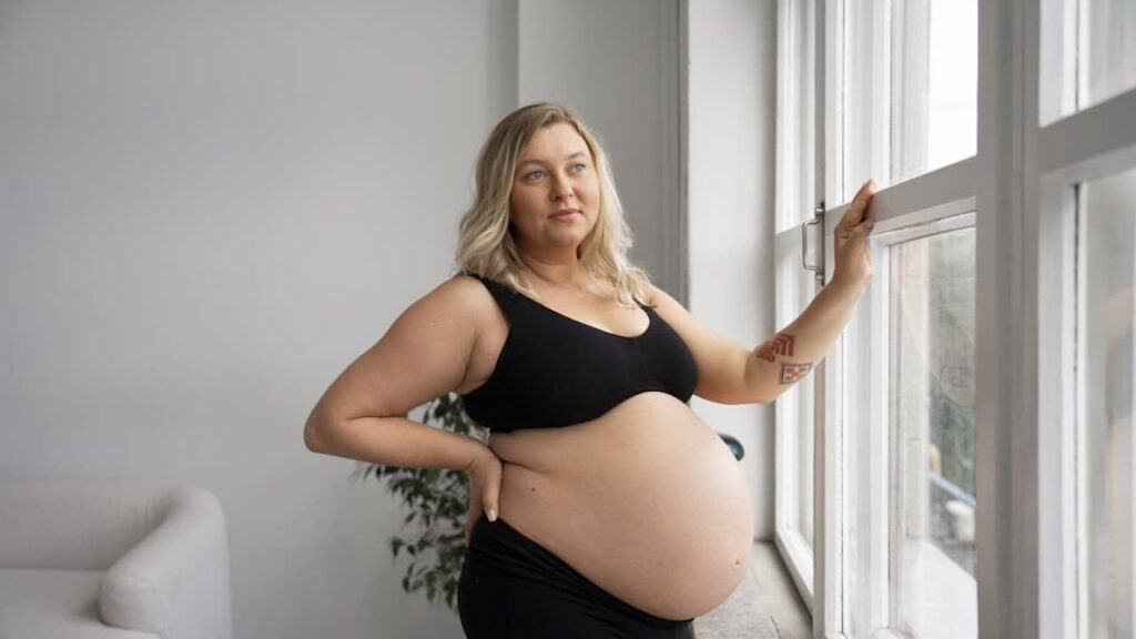 femme enceinte gros ventre