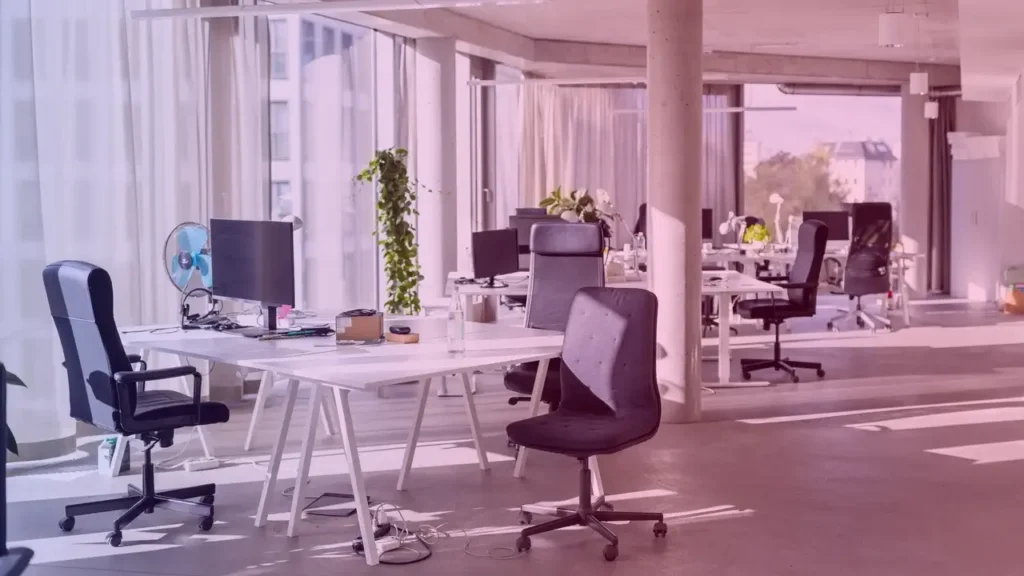 bureau inoccupé