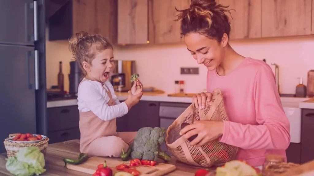 préparation des repas d'un bébé en croissance